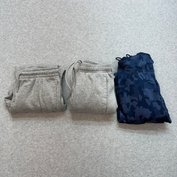 Under Armour Cold Gear Hoodie Adidas Sweatpants Gray Activewear Bundle Fleece - Picture 2 of 16